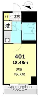 ヴェラハイツ蔵前【4階】の間取り