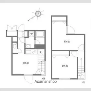 リーガランド恵比寿【4階】の間取り