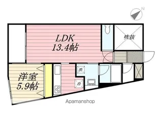 オークデンヒルズ【4階】の間取り