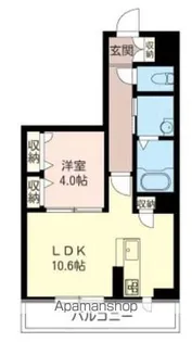 パルテノン【303号室】の間取り