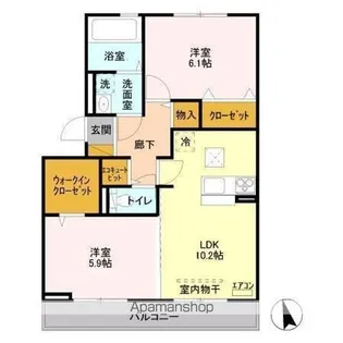 ラ ティーダ【1階】の間取り