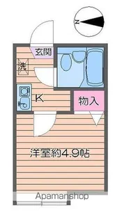 ホワイトハウス西綾瀬B【2階】の間取り