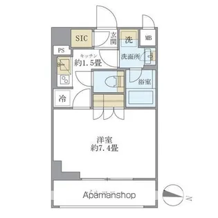 COCOーCHILL KAMEARI【3階】の間取り