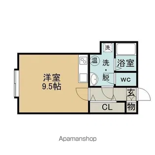 ル・ソレイユ【1階】の間取り