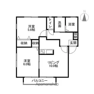 ポタラ【1階】の間取り