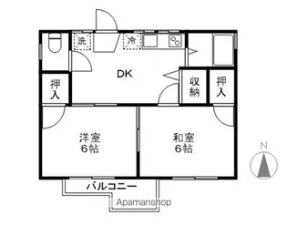 フォーブル西長野【2階】の間取り