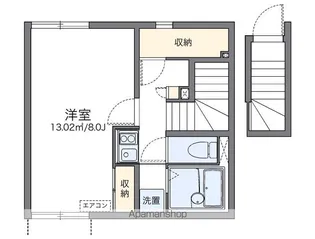 レオネクスト川原【202号室】の間取り