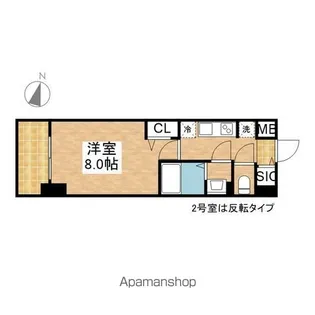 L&Cレジデンス鶴舞公園【402号室】の間取り