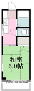 ブライトガーデン中村【205号室】の間取り