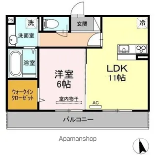 リヴィエール【3階】の間取り