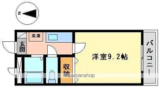 ルシオン木屋【102号室号室】の間取り