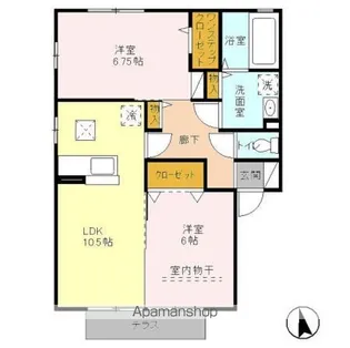 PARK Ⅱ【1階】の間取り