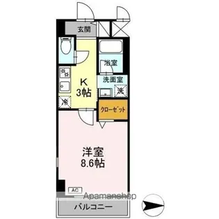プリムヴェール【3階】の間取り