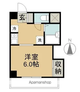 イースト1【303号室】の間取り