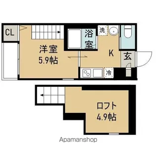 RIZEST 北四番丁【1階】の間取り