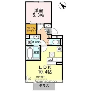 クラポンテMⅢ【1階】の間取り