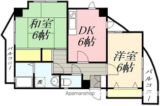 プレセランス・長丘【501号室】の間取り