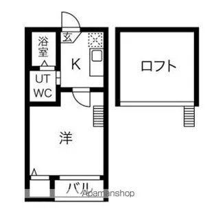 リバティー【2階】の間取り