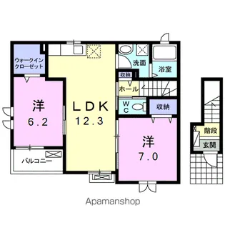 パルテール A【2階】の間取り