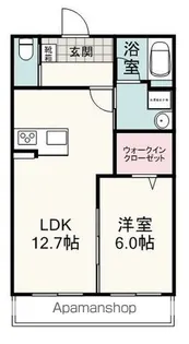 LEONⅢ【102号室】の間取り