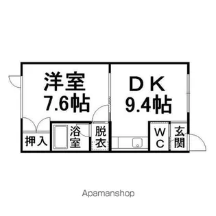 メゾンド昭【105号室】の間取り