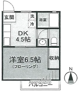 東京都杉並区下井草4丁目【アパート】の間取り