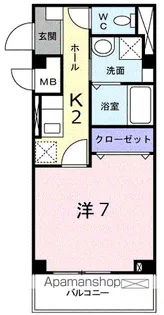 フィデールK【3階】の間取り