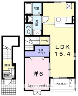 LANG RAVIN【2階】の間取り