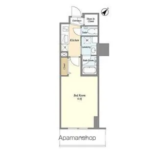 フロンティア新宿タワー【18階】の間取り