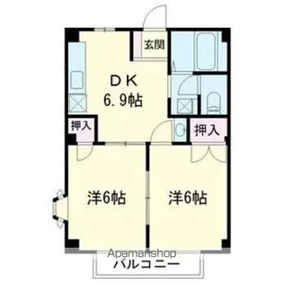 フィールドドリーム壱番館【103号室】の間取り