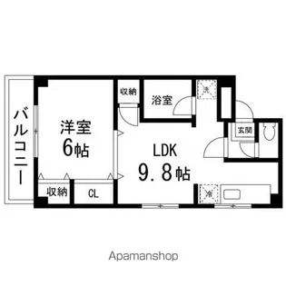 リトルランドマンション【301号室】の間取り