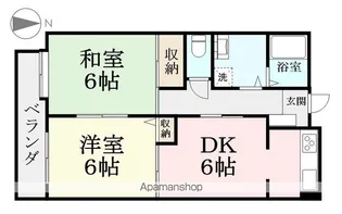 エクセレントシティ【102号室】の間取り