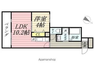 ソル レヴァンテ【3階】の間取り