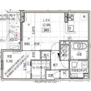 ECLAT AKEBONO【2階】の間取り