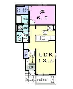 ピーメイルA【1階】の間取り