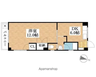 美園ビルマンション【45号室】の間取り