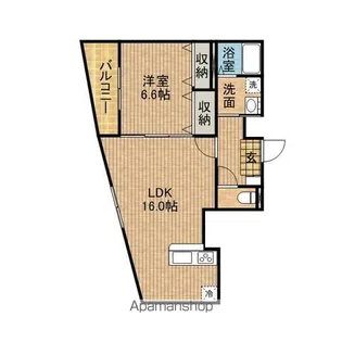 ライフアドバンス【5階】の間取り