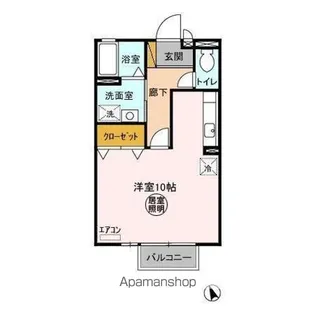 サンク・ソレイユ A・B【2階】の間取り