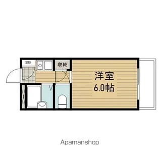 有馬パレス野崎【3階】の間取り