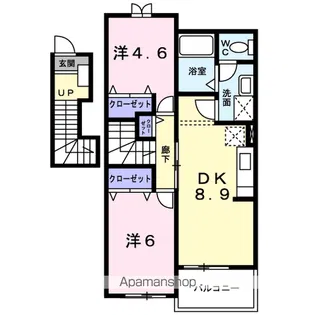 FLEUR A棟【2階】の間取り