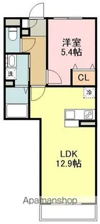 アビタシオン小田原長丁通【2階】の間取り