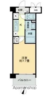 フェリース横濱【7階】の間取り