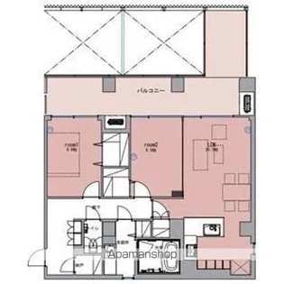 FIRST AVENUE OHORI【2階】の間取り