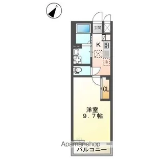 グリーンクレール【2階】の間取り