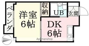 メゾンやまもと【103号室】の間取り