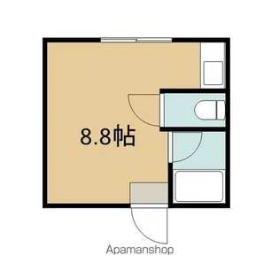 ファインハウス西元【205号室】の間取り