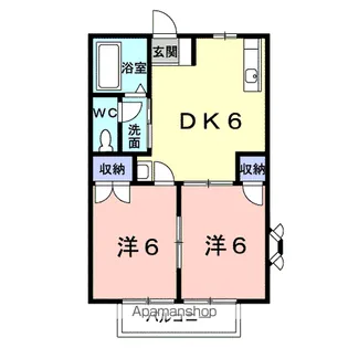 CASA FELIZ【2階】の間取り