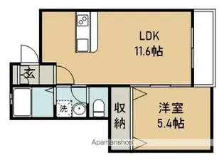 ゴールデンハイツ【2階】の間取り