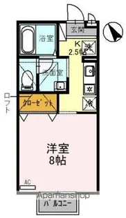 ロズウェル【2階】の間取り