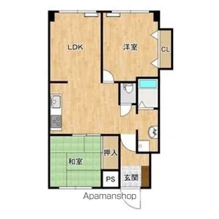 滝子アネックス【4階】の間取り